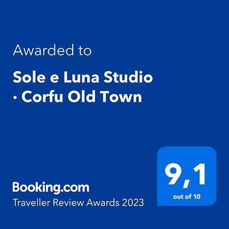Sole E Luna Studio - Corfu Old Town Corfu (city) Exterior foto